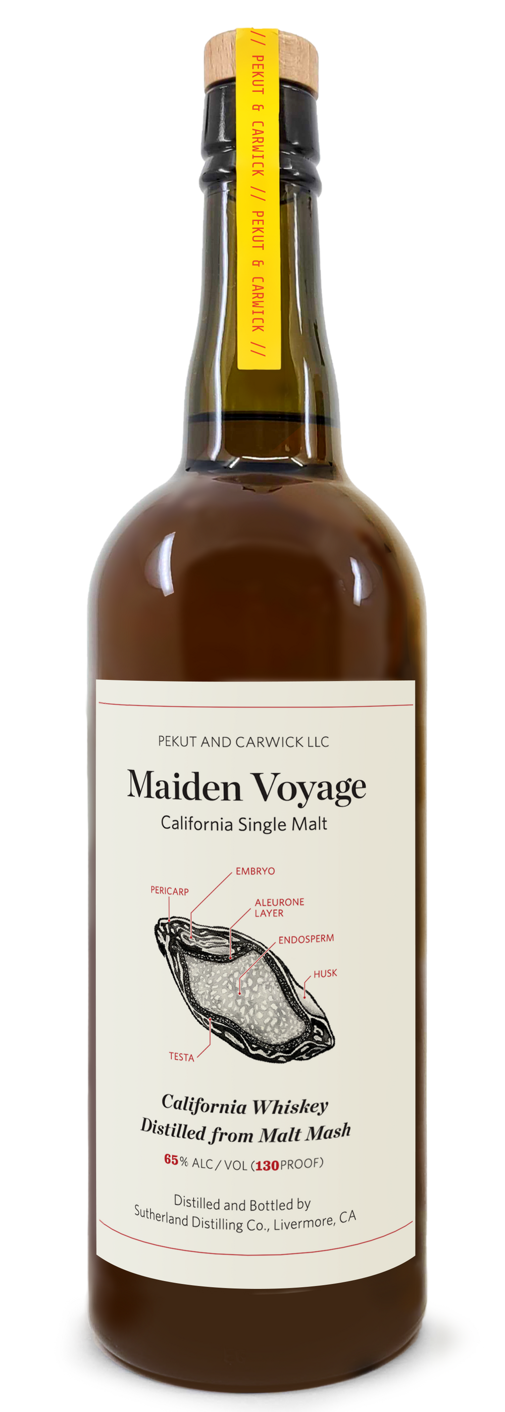 Pekut & Carwick Maiden Voyage Single Malt Whiskey